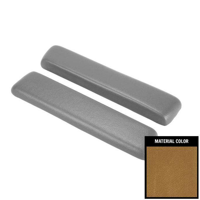 PUI Interiors 1967 Chevelle/1965-1967 GTO/Tempest Gold Front Arm Rest Pads ARP1-43