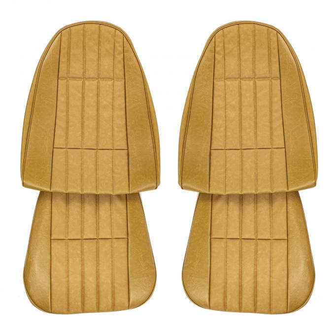 PUI Interiors 1978-1979 Chevrolet Camaro Standard Camel Front Bucket Seat Covers 78FS48U