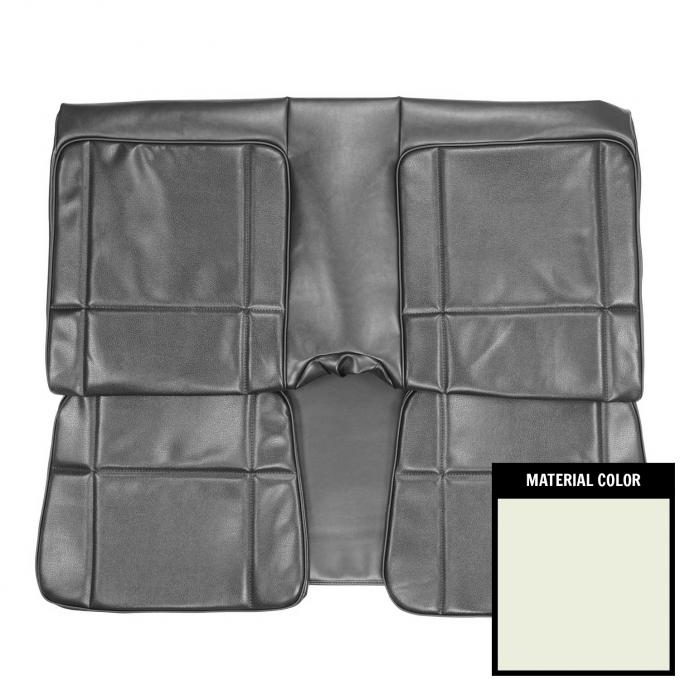 PUI Interiors 1980-81 Camaro Berlinetta Hardtop Custom Vinyl Oyster Rear Bench Seat Cover 80DS81C