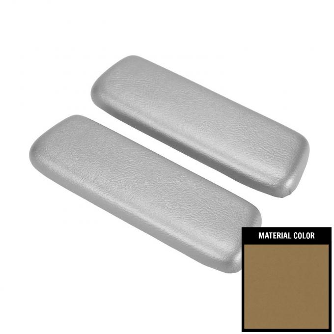 PUI Interiors 1965 Skylark/Chevelle Light Saddle Rear Arm Rest Pads ARP2-35