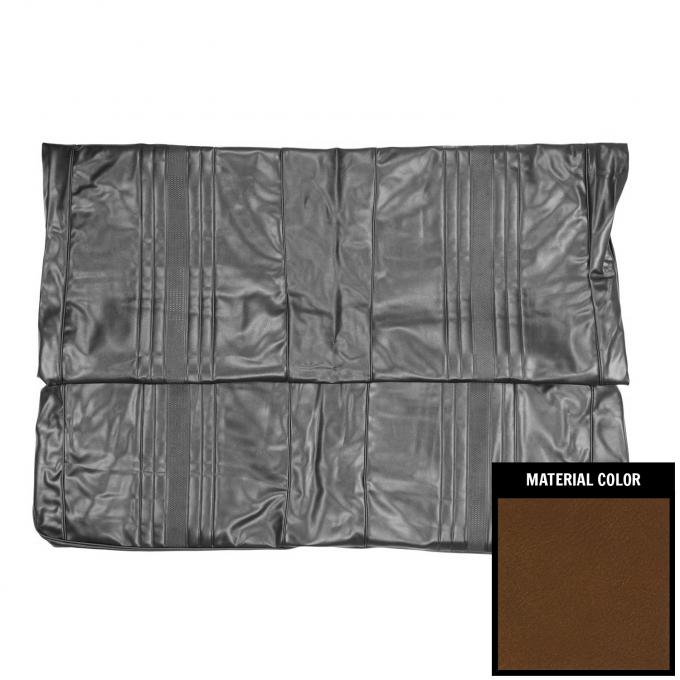 PUI Interiors 1971 Chevrolet Nova SS/Custom Hardtop Dark Saddle Rear Bench Cover 69XS42C