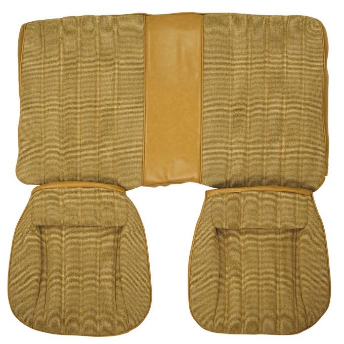 PUI Interiors 1982-1985 Chevrolet Camaro Hardtop Cloth Camel Rear Bench Seat Cover 82FSC48C