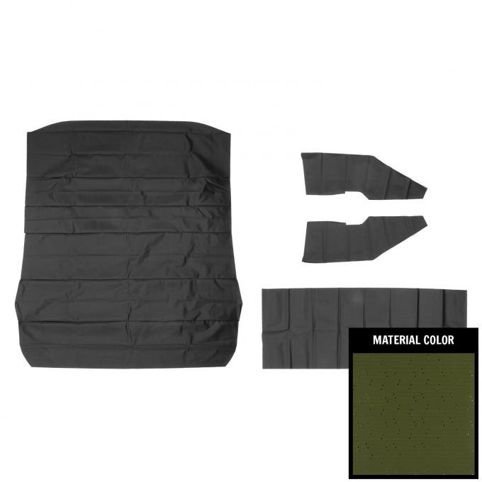 PUI Interiors 1970-1972 Chevrolet Monte Carlo Standard Dark Dark Green Perforated Headliner 70MH109BN