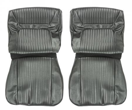 PUI Interiors 1964 Chevrolet Impala/SS Black Front Bucket Seat Covers 64BS55U