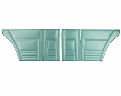 PUI Interiors 1967 Chevrolet 4-Door Sedan/Wagon Light Blue Rear Door Panels 67XD4D12R