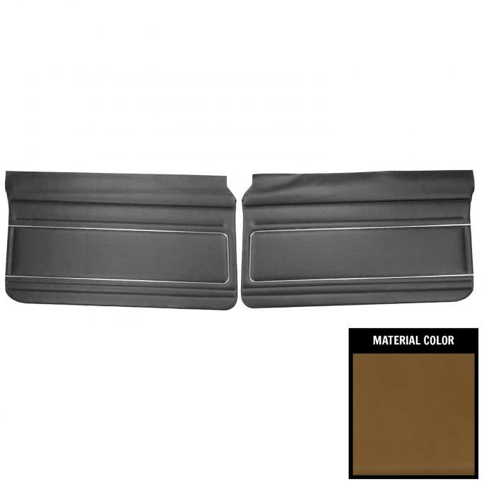 PUI Interiors 1975-76 Chevrolet Nova Light Saddle Front Door Panels 75XD36