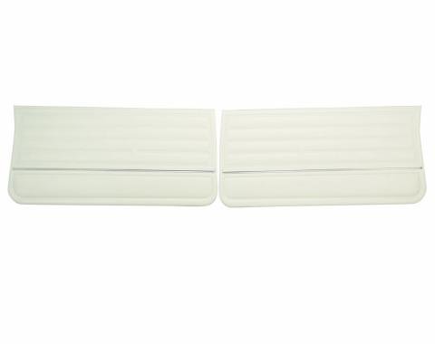 PUI Interiors 1965 Chevrolet Chevelle Pre-Assembled White Front Door Panels PD263