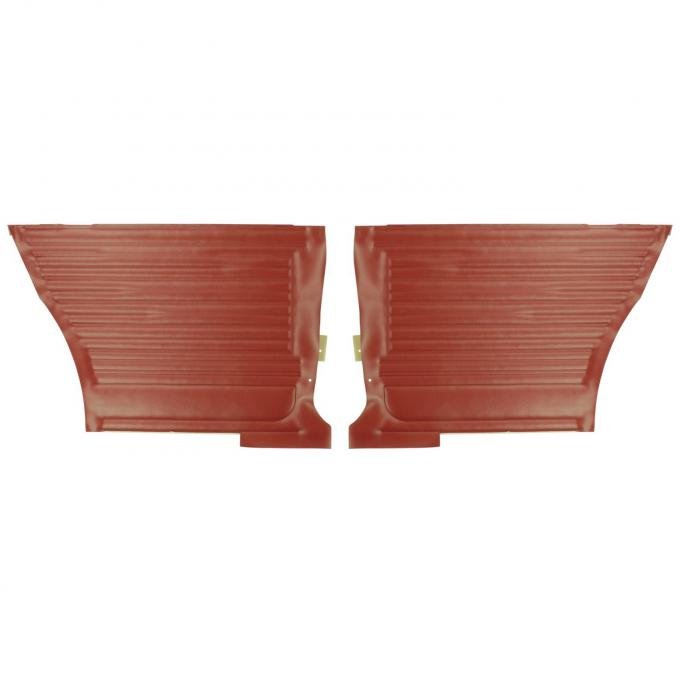 PUI Interiors 1967 Chevrolet Chevelle Hardtop Red Gold Edition Rear Door Panels DO231C