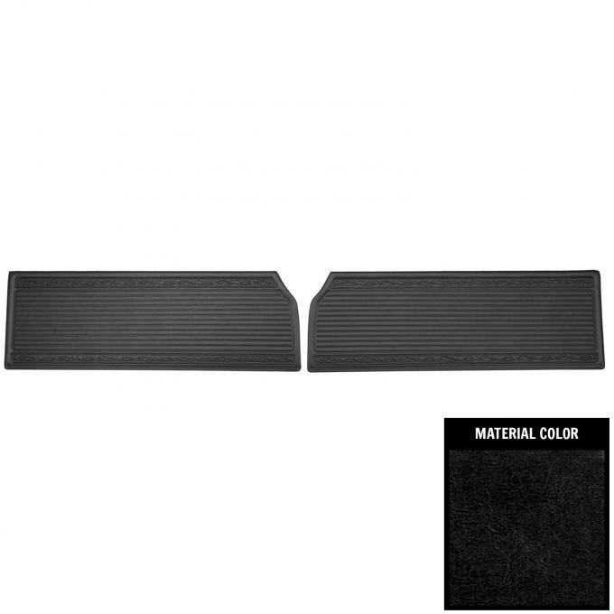PUI Interiors 1966 Plymouth Satellite Black Front Door Panels 66KDR10