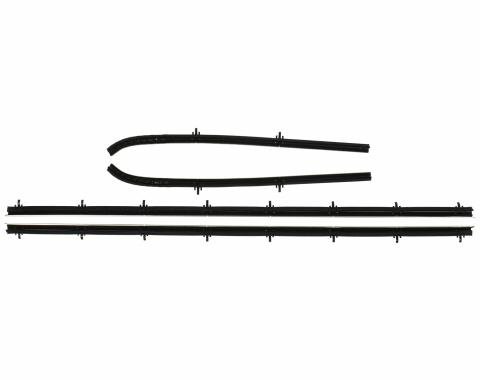 PUI Interiors 1973-1974 Chevrolet Nova 2 Door Sedan Outer Only Window Felt Kit F277-10