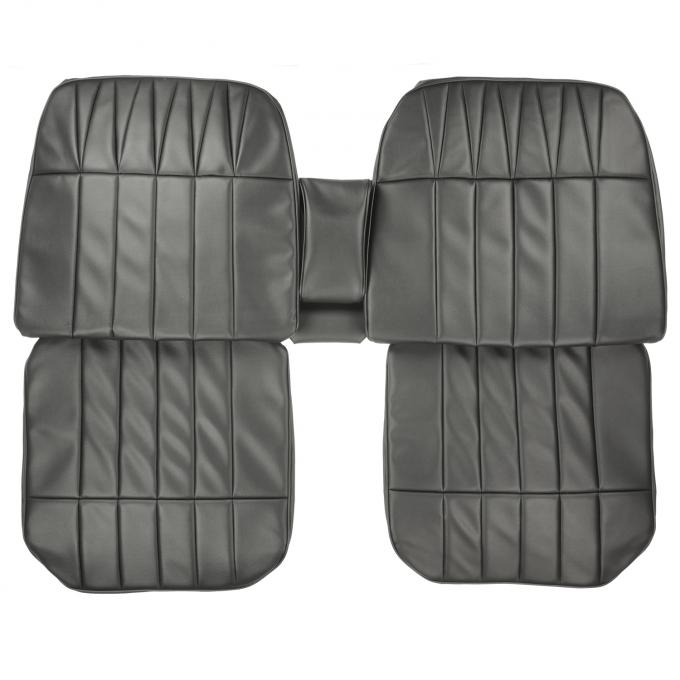 PUI Interiors 1965 Buick Riviera Hardtop Black Rear Bench Seat Cover 65USRC10RUC