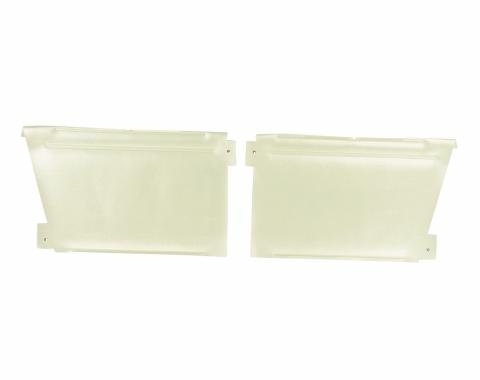PUI Interiors 1967 Pontiac Firebird StandardConvertible Parchment Rear Door Panels D204V