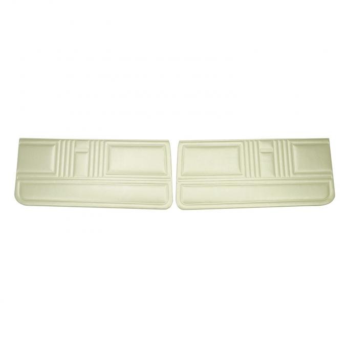 PUI Interiors 1967 Pontiac Firebird StandardParchment Front Door Panels D204
