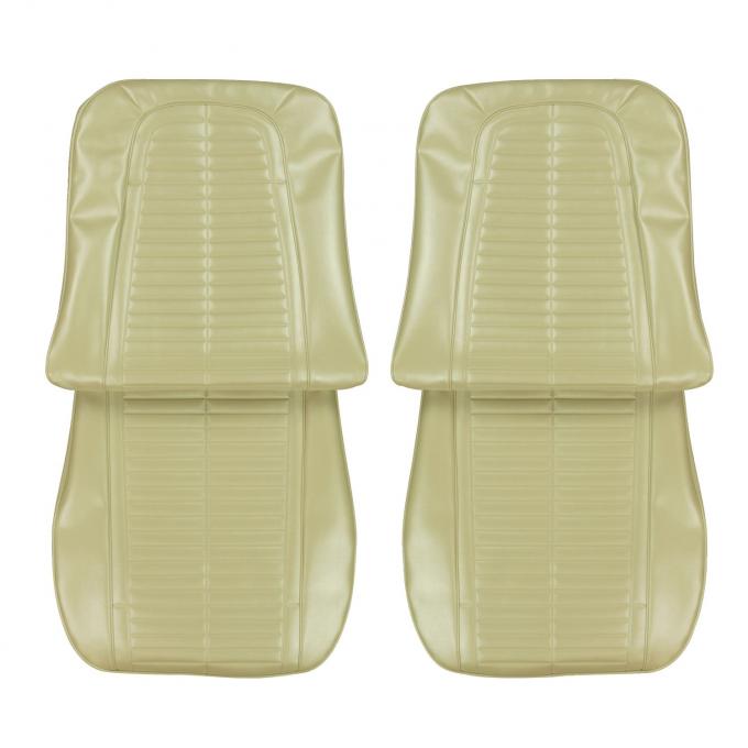 PUI Interiors 1968 Pontiac Firebird Pearl Front Bucket Seat Covers 68ES28U
