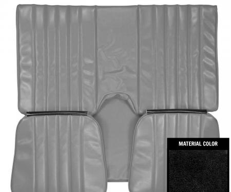 PUI Interiors 1980 Chevrolet Camaro Hardtop Standard Black Rear Bench Seat Cover 80FS70C