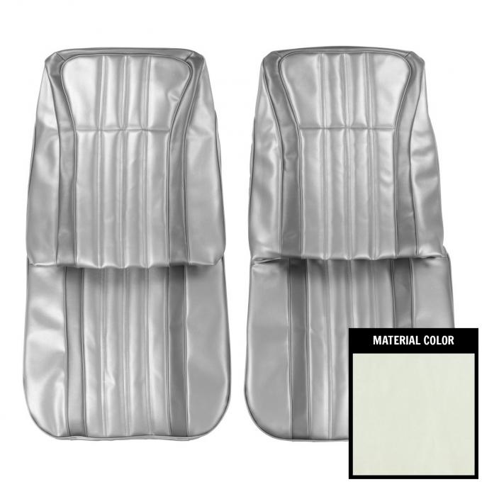 PUI Interiors 1968 Chevrolet Impala/SS Pearl Front Bucket Seat Covers 68BS28U