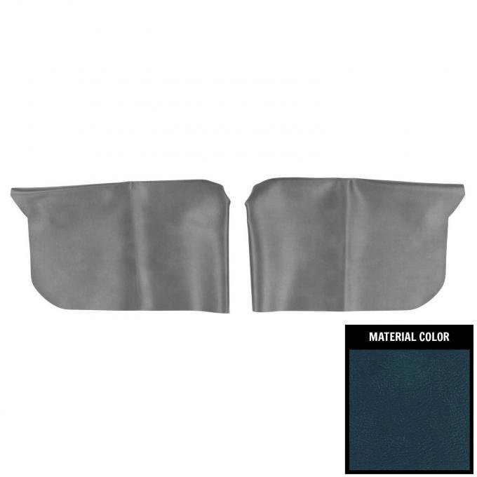 PUI Interiors 1969 Chevelle/GTO Hardtop Dark Blue Rear Arm Rest Covers 69AR16C