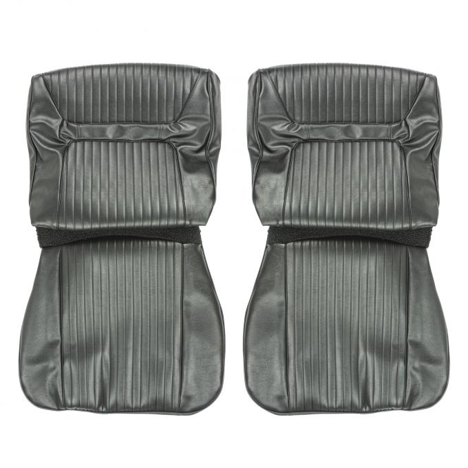 PUI Interiors 1964 Chevrolet Impala/SS Black Front Bucket Seat Covers 64BS55U