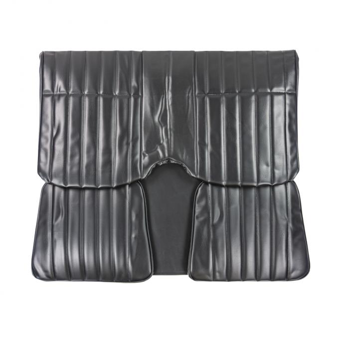 PUI Interiors 1974-1976 Chevrolet Camaro Hardtop Standard Black Rear Bench Seat Cover 74FS10C