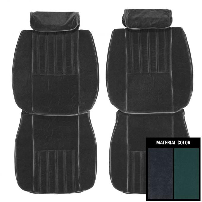 PUI Interiors 1987 Buick Regal Blue Front Bench Seat Cover 87US03U