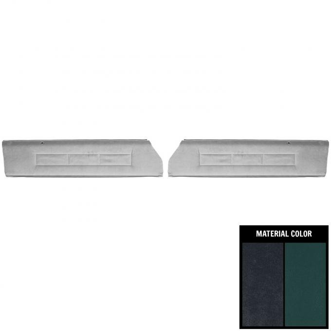 PUI Interiors 1983-1986 Cutlass/442/Hurst Olds Pre-Assembled Blue Front Door Panels 83CD03-P