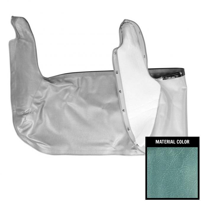 PUI Interiors 1959-1960 Chevrolet Impala Light Blue Convertible Top Boot 59BT56