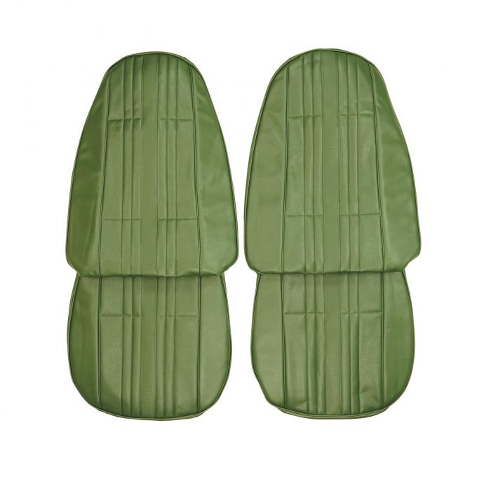 PUI Interiors 1972 Chevrolet Nova Dark Green Front Bucket Seat Covers 72XS25U