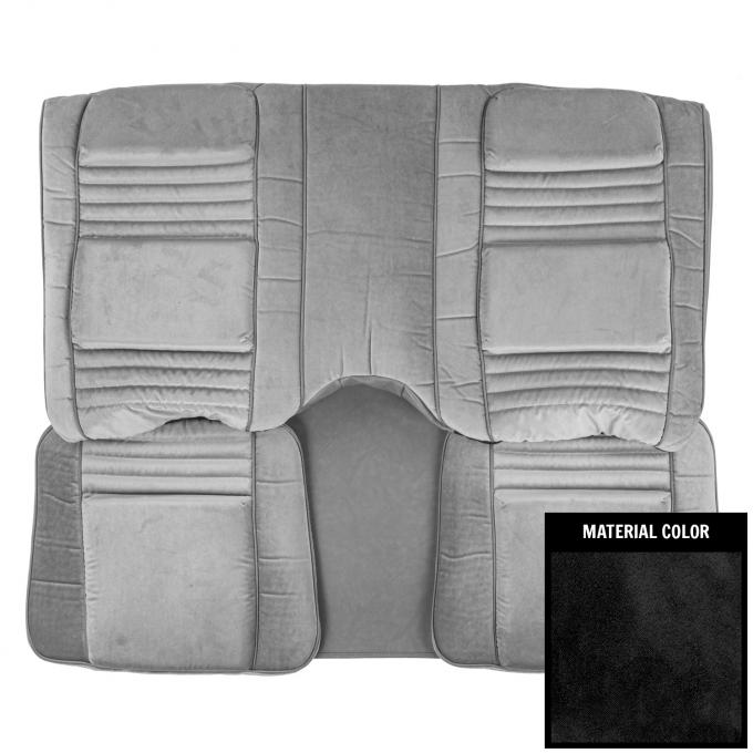 PUI Interiors 1978 Pontiac Firebird Hardtop Deluxe Black Rear Bench Seat Cover 78HSC70C
