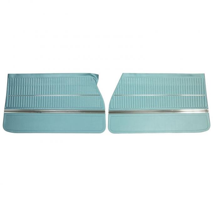 PUI Interiors 1968-1969 Oldsmobile Cutlass "S"/Holiday Light Blue Front Door Panels 68CD12