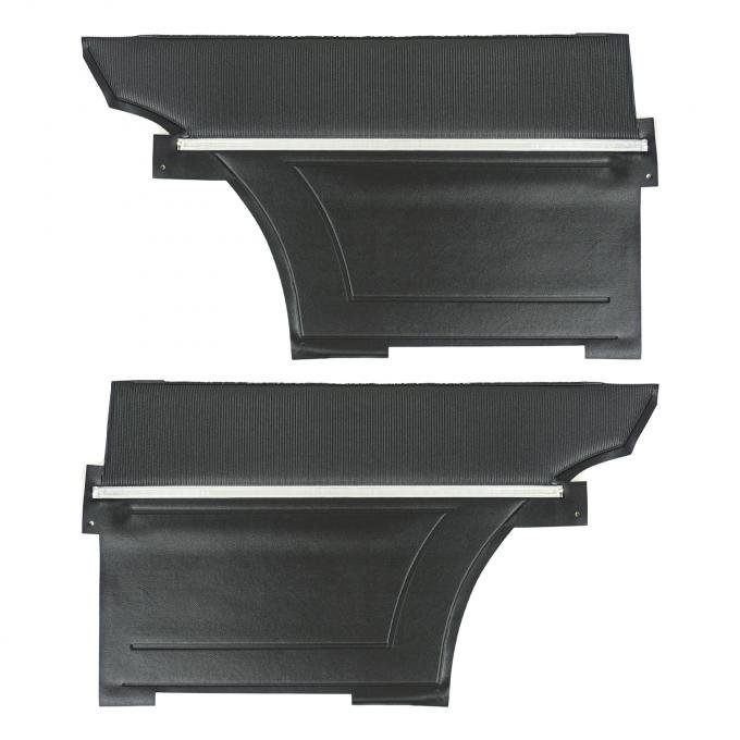 PUI Interiors 1965 Chevrolet Nova Hardtop Black Rear Door Panels 65XD10C