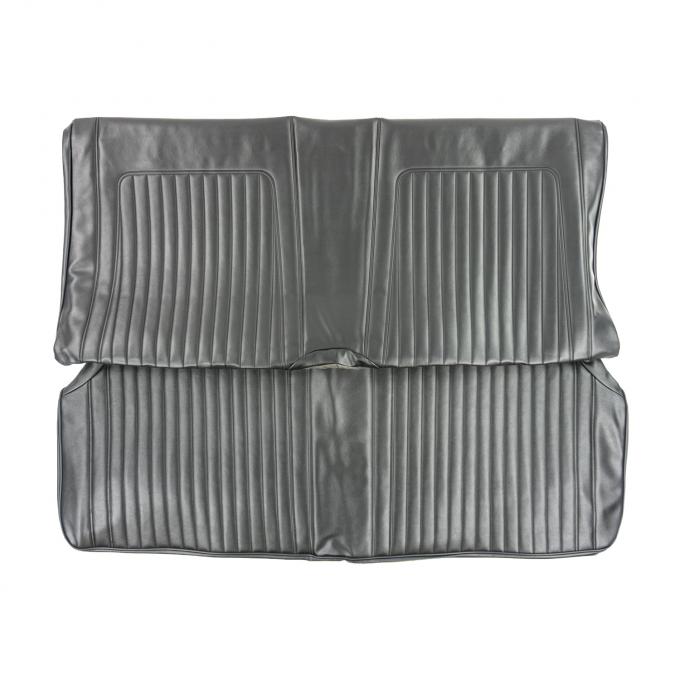 PUI Interiors 1967-68 Chevrolet Camaro Hardtop Standard Black Rear Bench Seat Cover 67FS10C