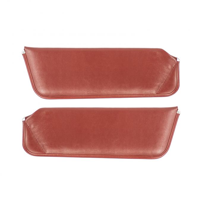 PUI Interiors 1977-1981 Camaro/Firebird Carmine Sun Visors 77FV38