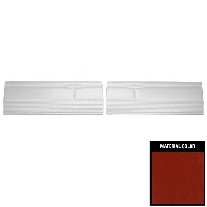 PUI Interiors 1968 Dodge Dart GT/GTS Red Front Door Panels 68KDD710