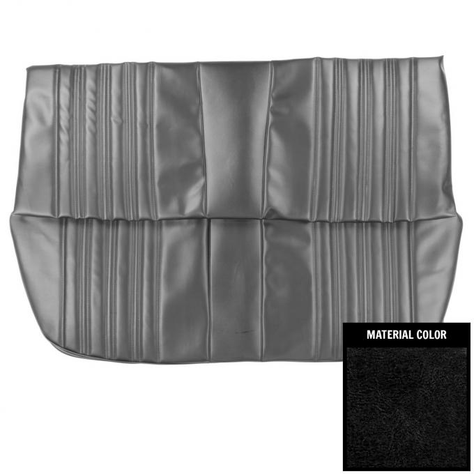 PUI Interiors 1966 Chevrolet Impala 4-Door Wagon Black Rear Bench Seat Cover 66BS4D10W