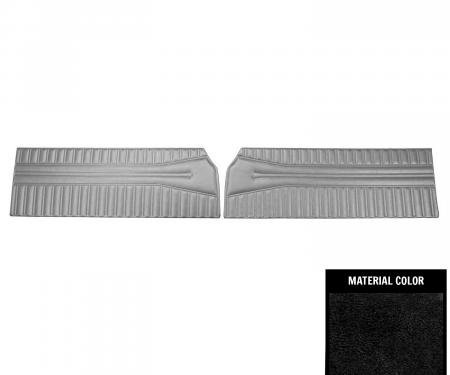PUI Interiors 1968 Dodge Coronet 440/Superbee Black Front Door Panels 68KDHD10