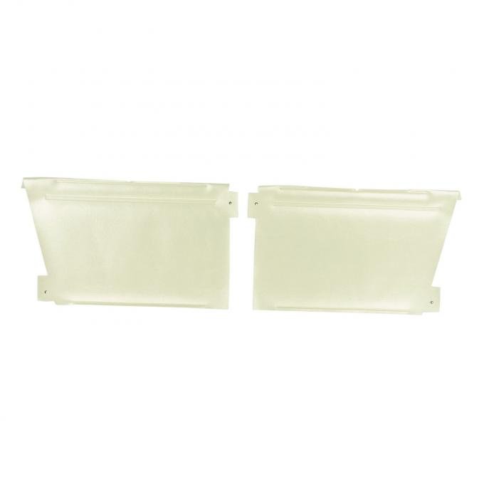 PUI Interiors 1967 Pontiac Firebird StandardConvertible Parchment Rear Door Panels D204V