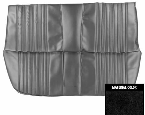 PUI Interiors 1966 Chevrolet Impala 4-Door Wagon Black Rear Bench Seat Cover 66BS4D10W