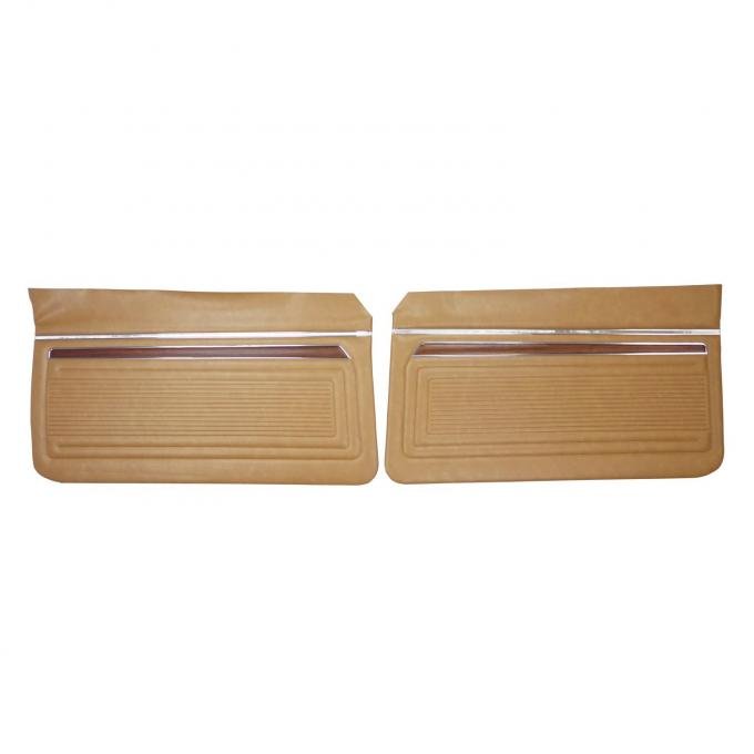 PUI Interiors 1970 Chevrolet Nova Custom Saddle Front Door Panels D327-1