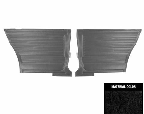 PUI Interiors 1967 Chevrolet Chevelle Hardtop Black Gold Edition Rear Door Panels DO230C