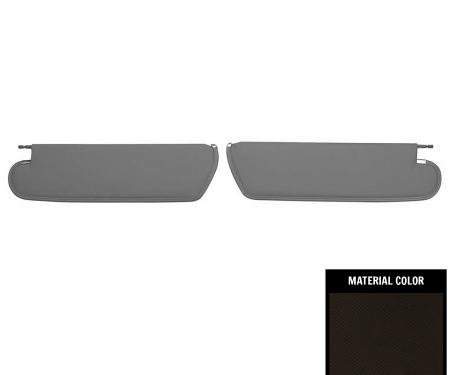 PUI Interiors 1964-1965 Chevrolet Chevelle/El Camino Black Basketweave Sun Visors SV1100AC