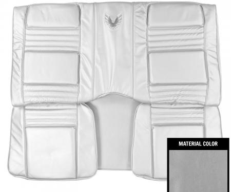PUI Interiors 1979 Pontiac Firebird Silver Anniversary Leather Rear Bench Seat Cover 79HSSLC