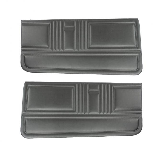 PUI Interiors 1967 Camaro/Firebird Standard Black Front Door Panels D200