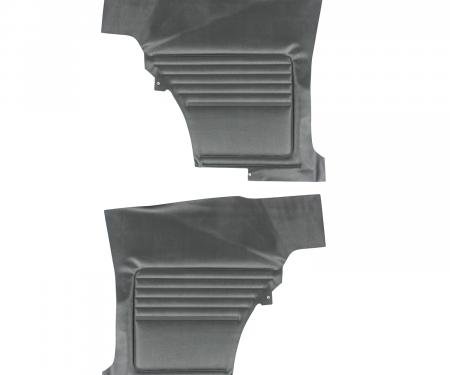 PUI Interiors 1968 Chevrolet Camaro Standard Hardtop Black Rear Door Panels D210C