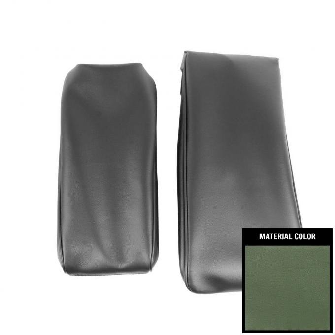 PUI Interiors 1971-1973 Plymouth Roadrunner/Satellite Dark Metallic Green Center Arm Rest Cover 71KR104