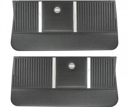 PUI Interiors 1964 Chevrolet Chevelle Black Front Door Panels D300