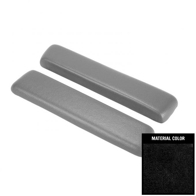 PUI Interiors 1964 Chevelle/GTO/Sklark Black Front Arm Rest Pads ARP1-55