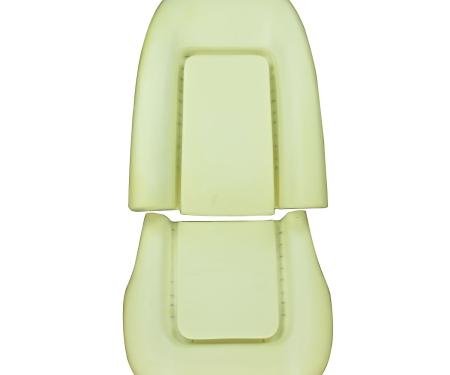 PUI Interiors 1973-1977 Pontiac Firebird Deluxe Bucket Seat Foam W/Backrest BUN737HU