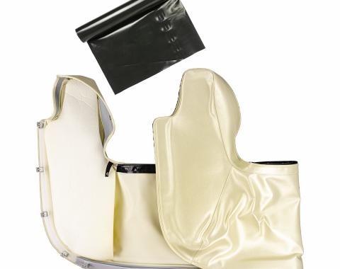 PUI Interiors 1966-1967 Cutlass/GTO Parchment Convertible Top Boot 66AT27