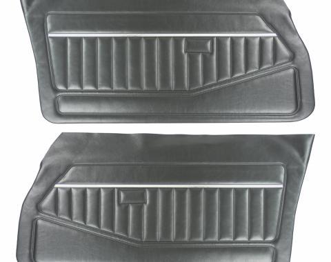 PUI Interiors 1978-1981 Chevrolet Camaro/Pontiac Firebird Black Front Door Panels 78FD70