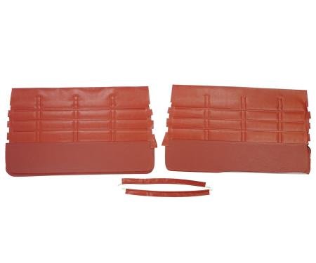 PUI Interiors 1963 Chevrolet Impala/SS Red Front Door Panels 63BD64F